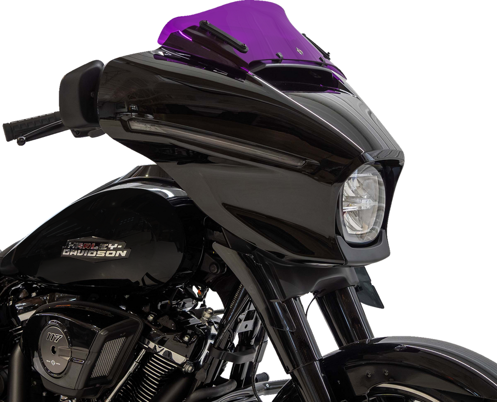KLOCK WERKS Kolor Flare® Windshield - 6-1/2" - Purple - '23-'26 FLHX/FLHLT KWW-01-0746 — image 2