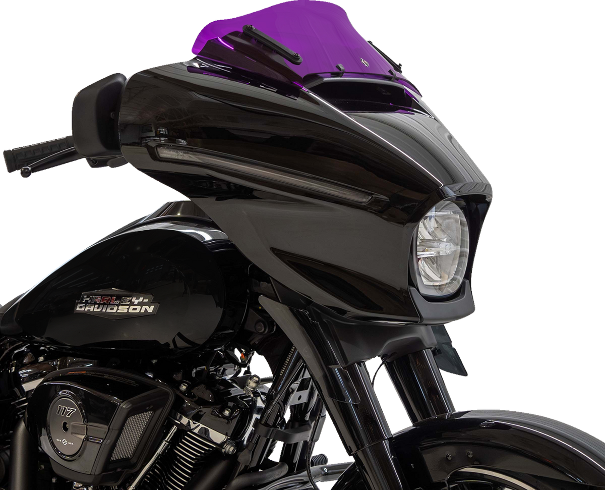 KLOCK WERKS Kolor Flare® Windshield - 6-1/2" - Purple - '23-'26 FLHX/FLHLT KWW-01-0746 — image 2