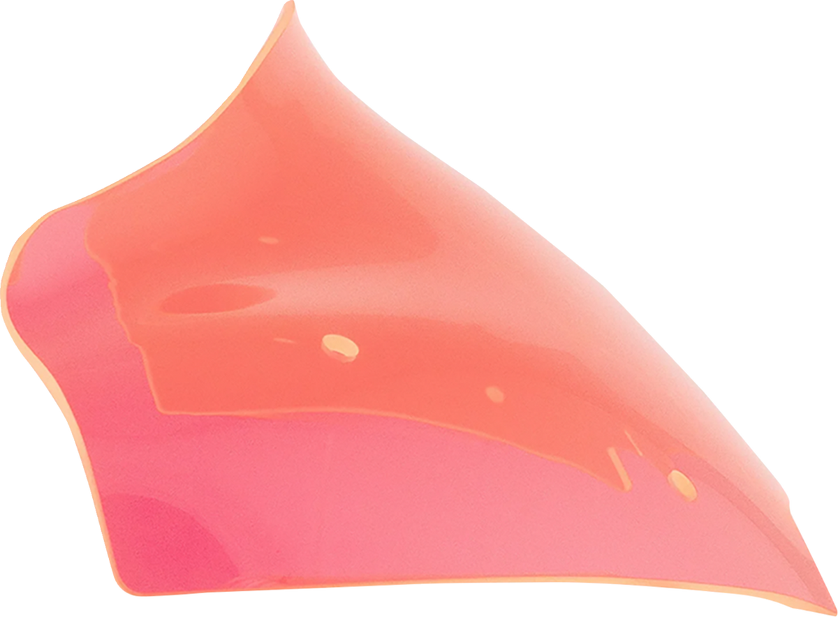 KLOCK WERKS Ice Flare® Windshield - 10" - Pink Ice - '23-'26 FLTRX/FLTRT KWW-01-0750 — image 1