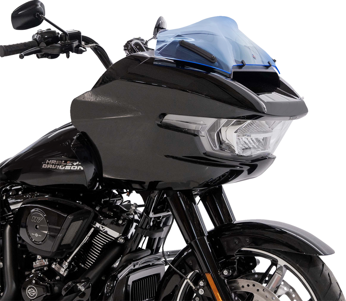 KLOCK WERKS Ice Flare® Windshield - 8" - Blue Ice - '23-'26 FLTRX/FLTRT KWW-01-0754 — image 3