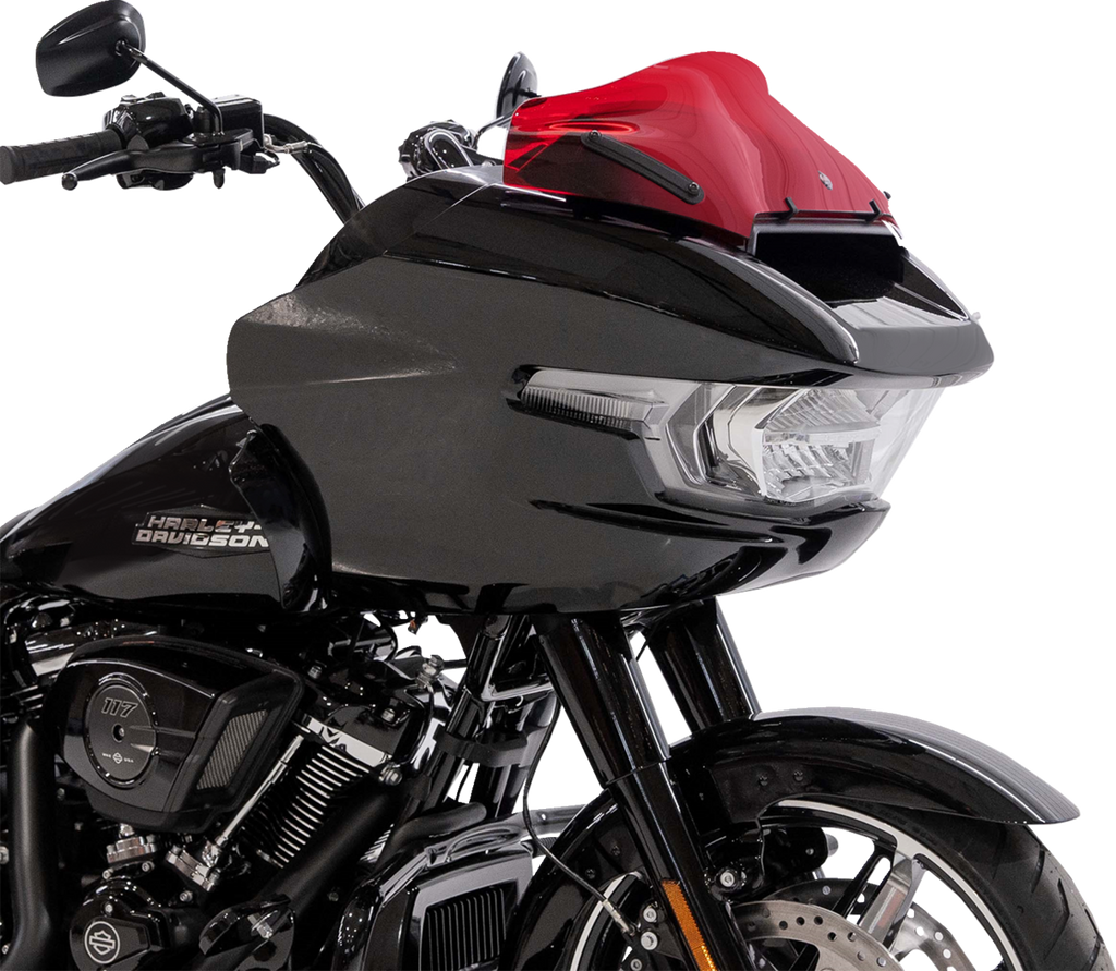 KLOCK WERKS Kolor Flare® Windshield - 8" - Red - '23-'26 FLTRX/FLTRT KWW-01-0755 — image 3
