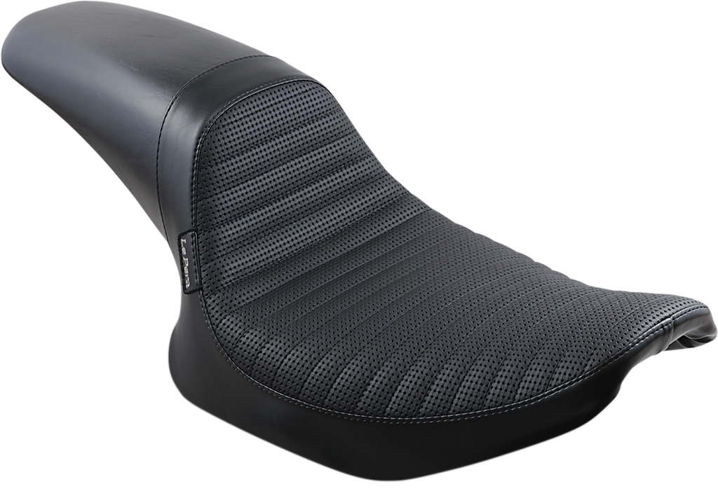 LE PERA Daytona Sport Seat - Basketweave/Pleated - Black - FXR '82-'00 L-541BWPT — image 1