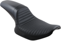 LE PERA Daytona Sport Seat - Basketweave/Pleated - Black - FXR '82-'00 L-541BWPT — image 1