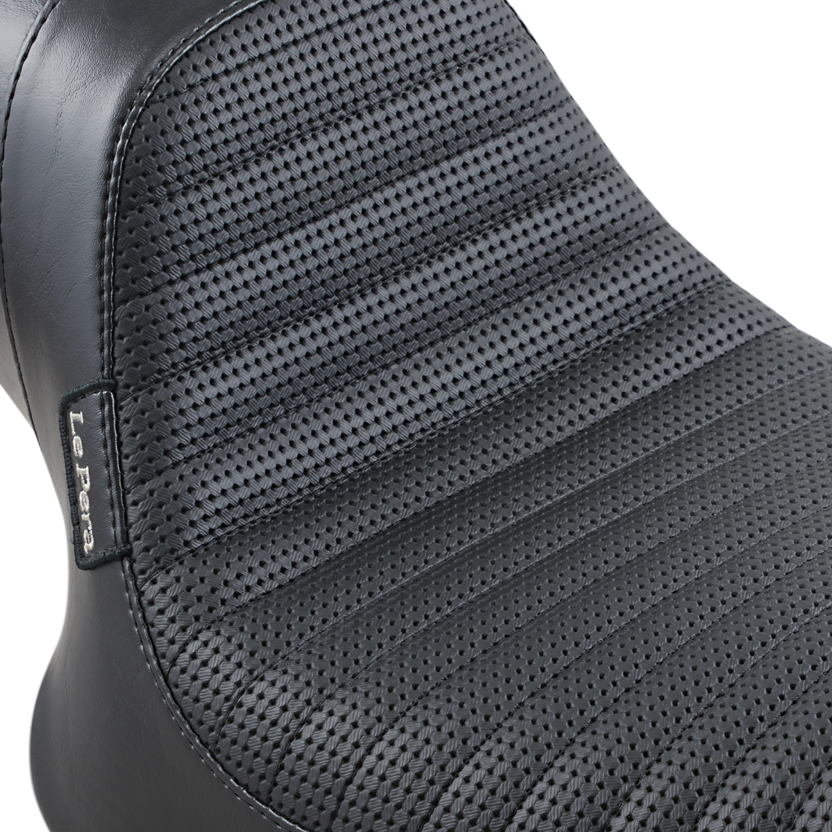 LE PERA Daytona Sport Seat - Basketweave/Pleated - Black - FXR '82-'00 L-541BWPT — image 3