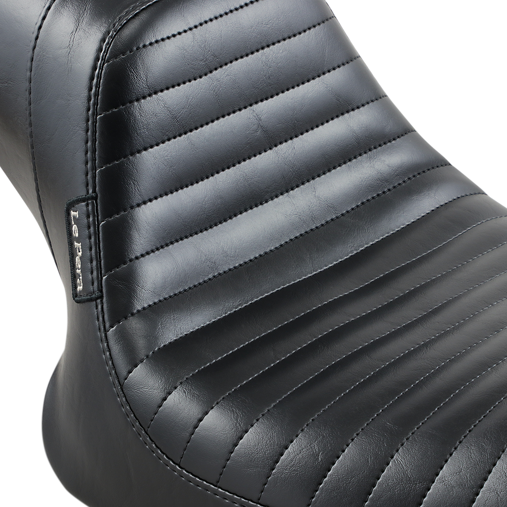LE PERA Daytona Sport Seat - Pleated - Black - FXR '82-'00 L-541PT — image 3