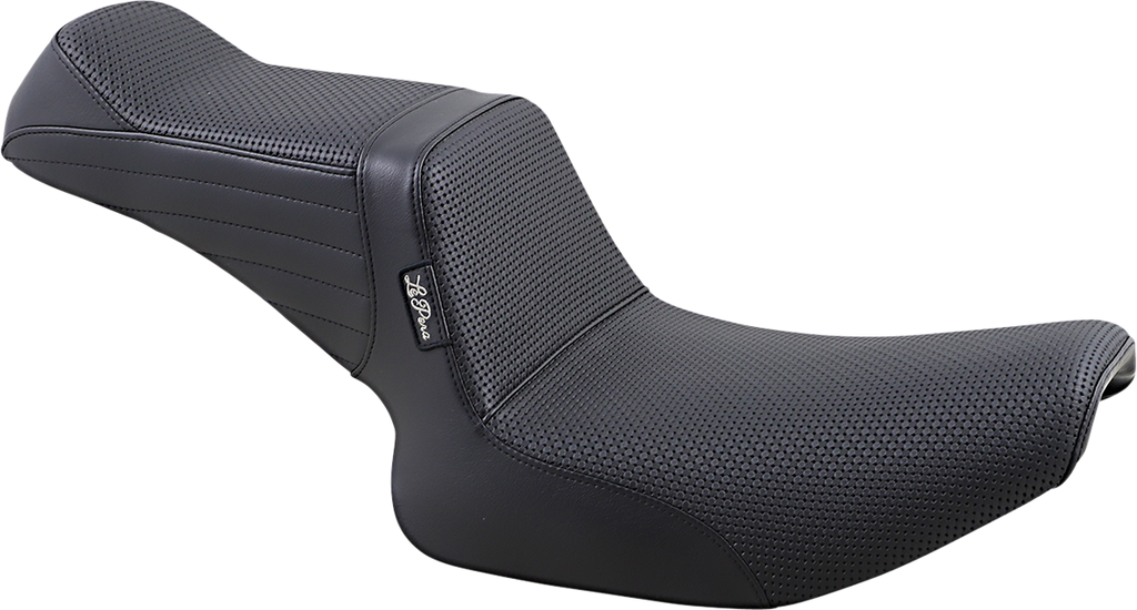 LE PERA Tailwhip Seat - Basketweave - Black - FXR '82-'94 L-588BW — image 1