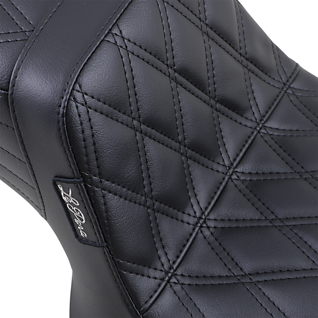 LE PERA Tailwhip Seat - Double Diamond - Black - FXR '82-'94 L-588DD — image 2
