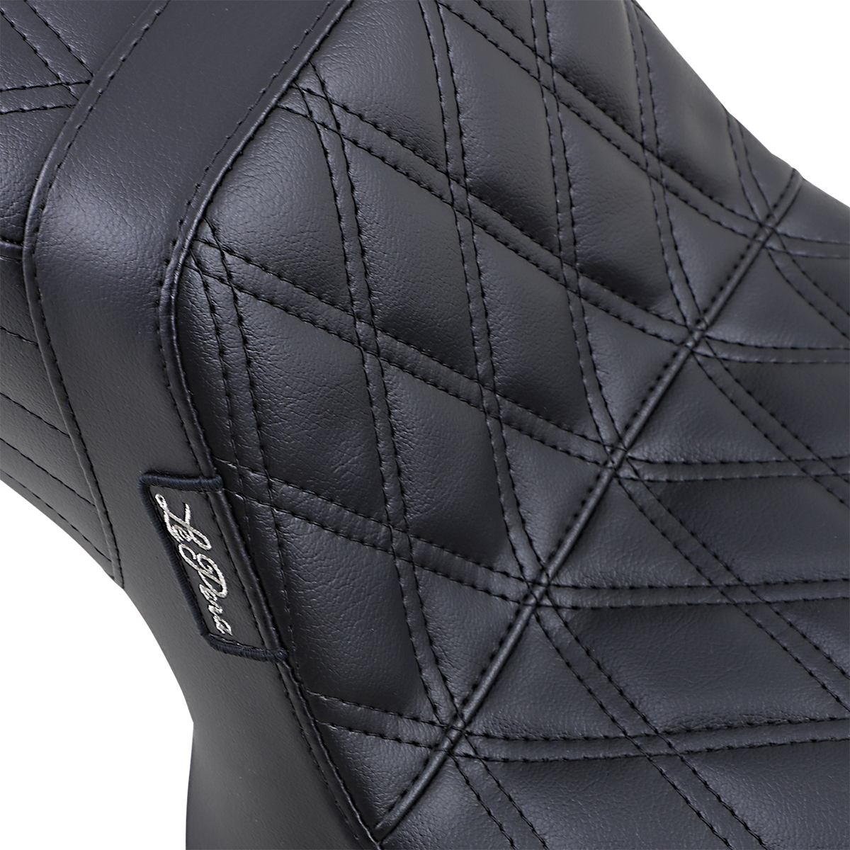 LE PERA Tailwhip Seat - Double Diamond - Black - FXR '82-'94 L-588DD — image 2