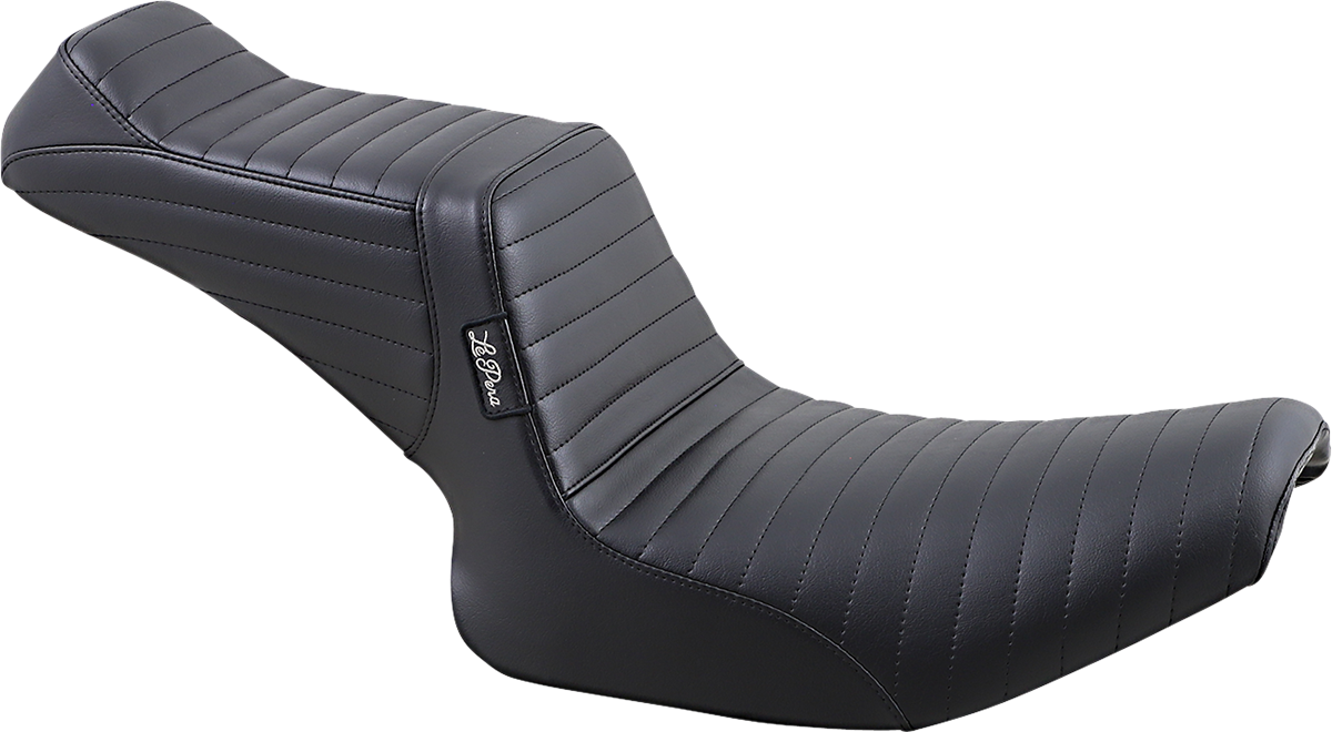 LE PERA Tailwhip Seat - Pleated - Black - FXR '82-'94 L-588PT — image 1