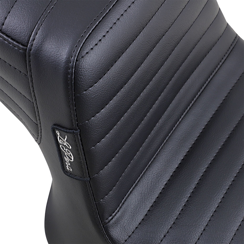 LE PERA Tailwhip Seat - Pleated - Black - FXR '82-'94 L-588PT — image 2