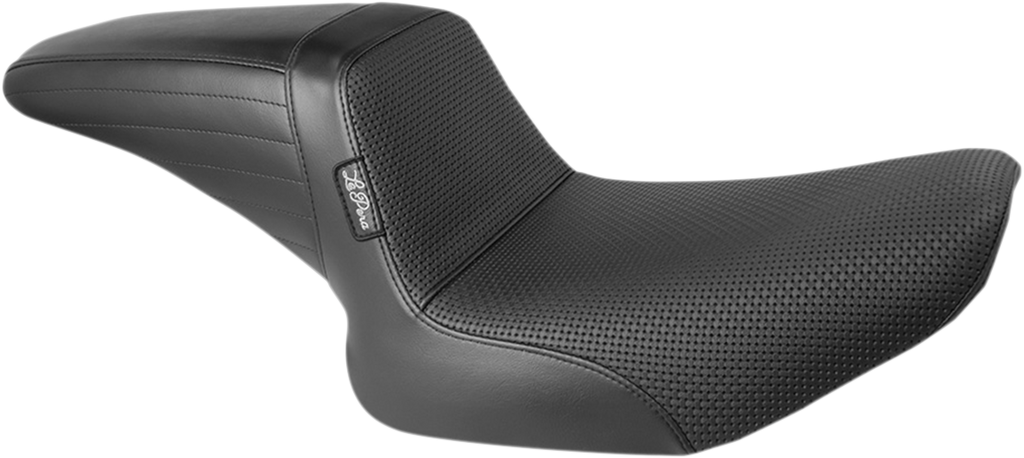 LE PERA Kickflip Seat - Basketweave - Black - FXR '82-'94 L-598BW — image 1