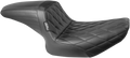 LE PERA Kickflip Seat - Diamond - Black - FXR '82-'94 L-598DM — image 1