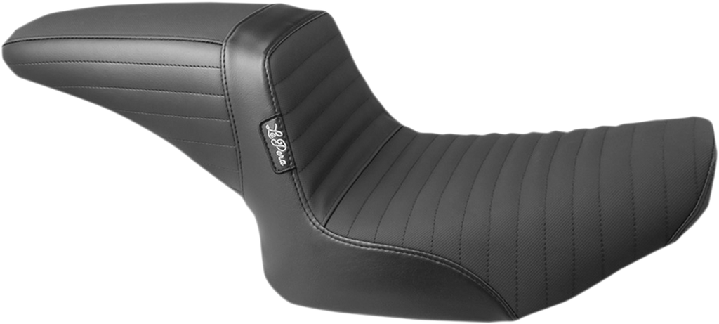 LE PERA Kickflip Seat - Pleated w/ Gripp Tape - Black - FXR '82-'94 L-598PTGP — image 1
