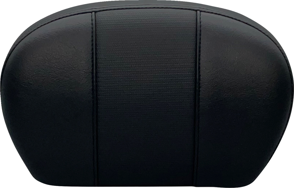 LE PERA Sissy Bar Pad - Large - GT 3/HR 3 Inlay - Dull Black L-SBP01GT/HR3 — image 1
