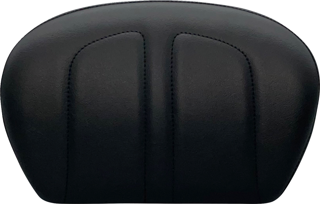 LE PERA Sissy Bar Pad - Large - Maverick Stitch - Dull Black L-SBP01MAV-DULL — image 1