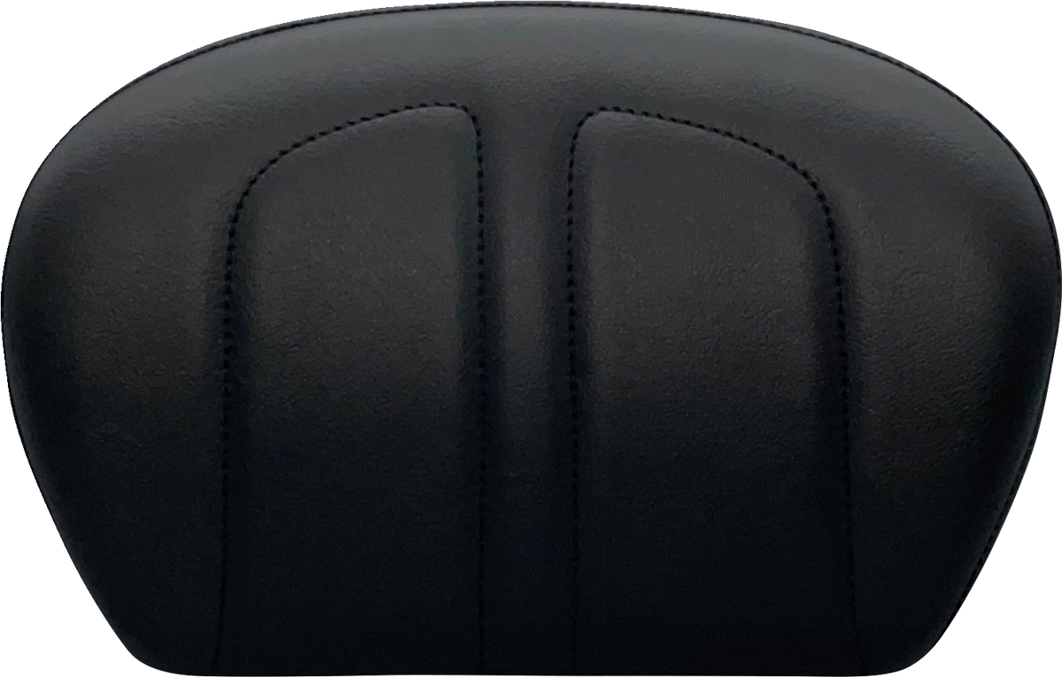LE PERA Sissy Bar Pad - Large - Maverick Stitch - Dull Black L-SBP01MAV-DULL — image 1