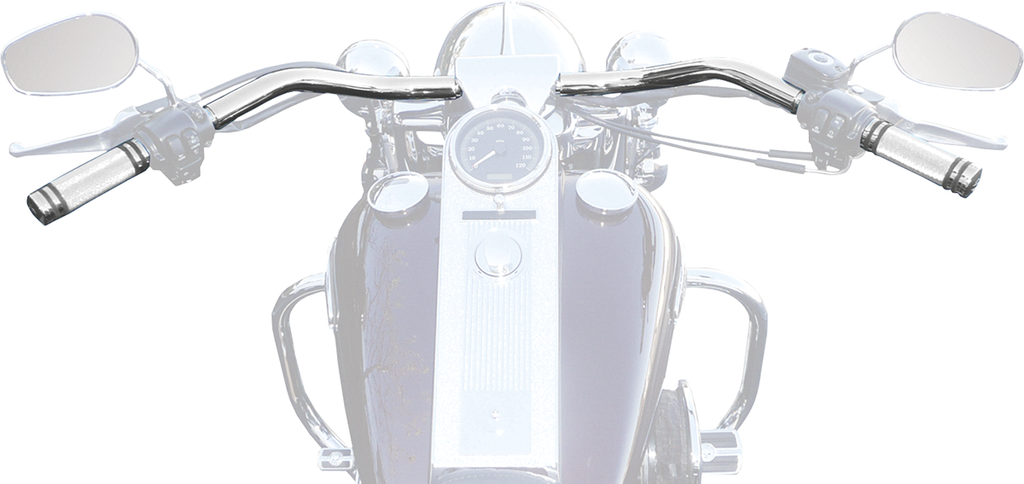LA CHOPPERS 1-1/4" Big Johnson FL Handlebar - Dimpled - Chrome LA-7303-01 — image 3