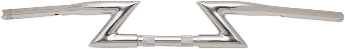 LA CHOPPERS 1-1/4" Z-Bar Style Handlebar - Outlaw - 1-1/4" - Chrome LA-7310-00 — image 1