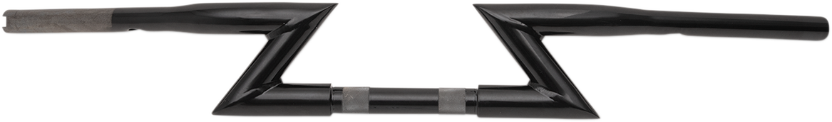 LA CHOPPERS 1-1/4" Z-Bar Style Handlebar - Outlaw - 1-1/4" - Black LA-7310-00B — image 1