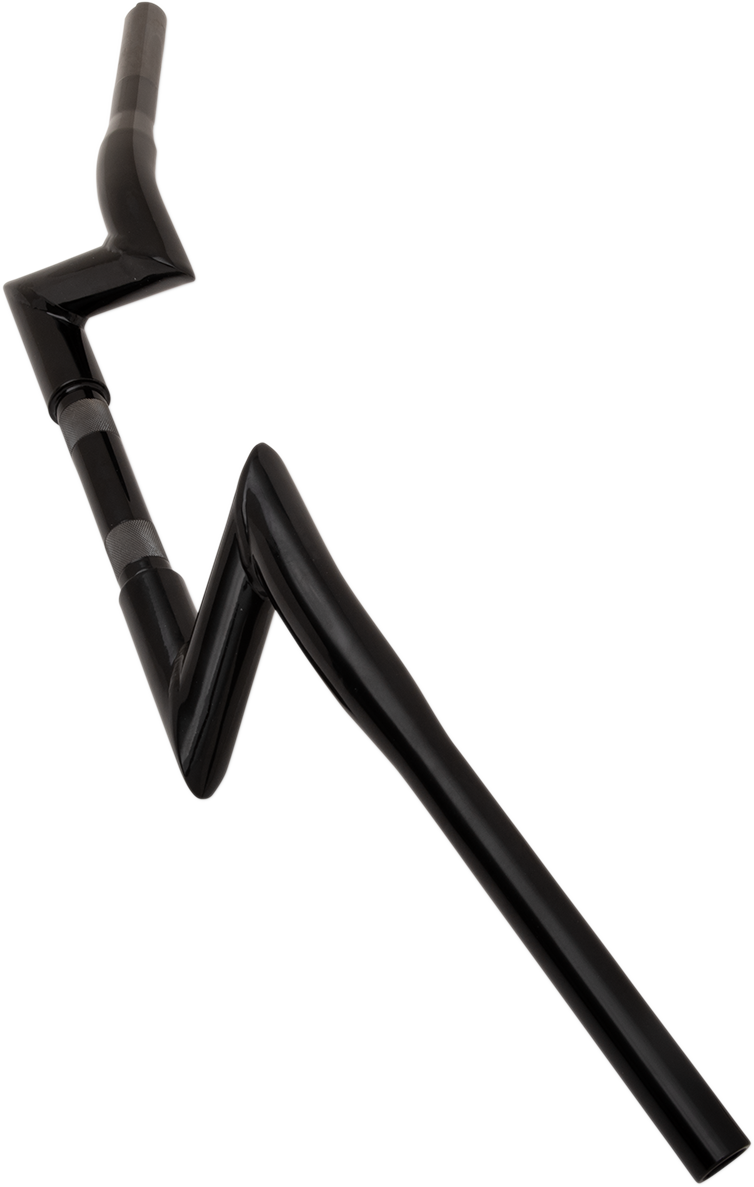 LA CHOPPERS 1-1/4" Z-Bar Style Handlebar - Outlaw - 1-1/4" - Black LA-7310-00B — image 2