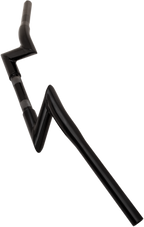 LA CHOPPERS 1-1/4" Z-Bar Style Handlebar - Outlaw - 1-1/4" - Black LA-7310-00B — image 2