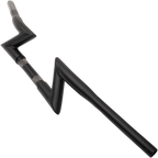 LA CHOPPERS 1-1/4" Z-Bar Style Handlebar - Outlaw - 1-1/4" - Flat Black LA-7310-00M — image 2