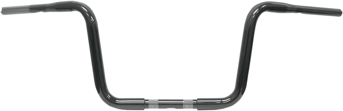 LA CHOPPERS 1-1/4" Handlebar - Ape Hanger - 12" - TBW - Black LA-7310-12B — image 1