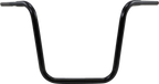 LA CHOPPERS Hefty 1-1/4" Handlebar - Ape Hanger - 16" - Black LA-7312-16B — image 1