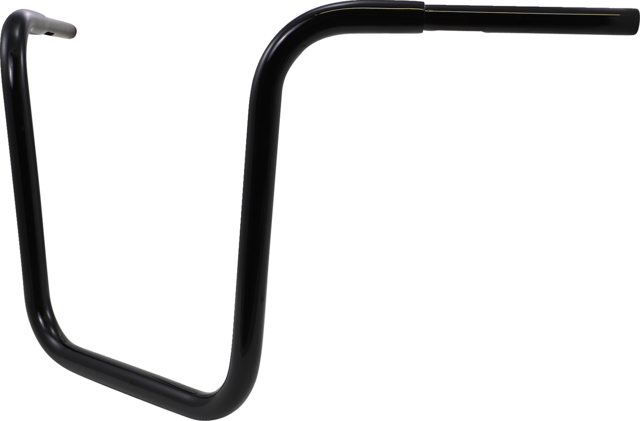 LA CHOPPERS Hefty 1-1/4" Handlebar - Ape Hanger - 16" - Black LA-7312-16B — image 2