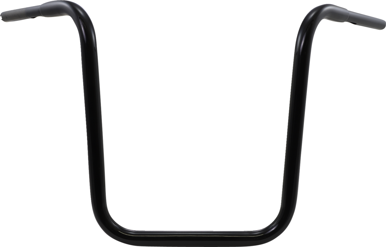 LA CHOPPERS Hefty 1-1/4" Handlebar - Ape Hanger - 18" - Black LA-7312-18B — image 1