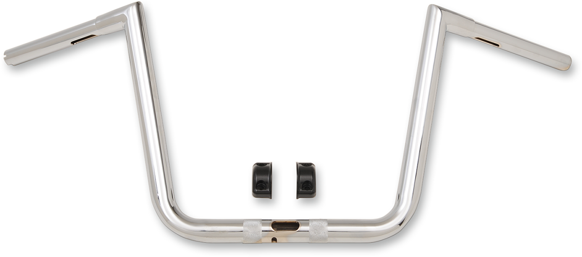 LA CHOPPERS 1-1/4" Hefty Twin Peaks Handlebar - 13" - Chrome LA-7312-63 — image 1