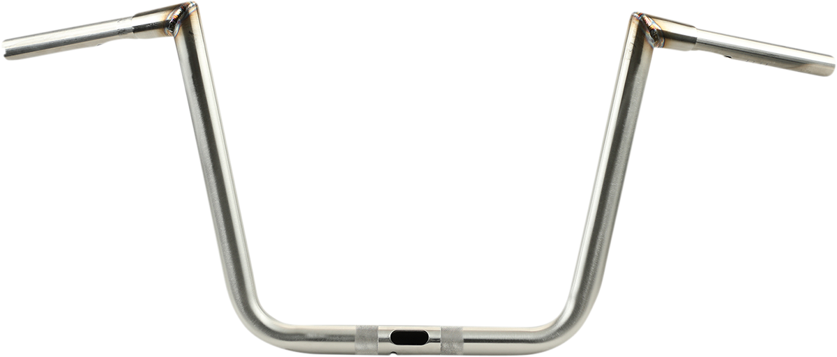 LA CHOPPERS 1-1/4" Hefty Twin Peaks Handlebar - 13" - Stainless Steel LA-7312-63SS — image 1