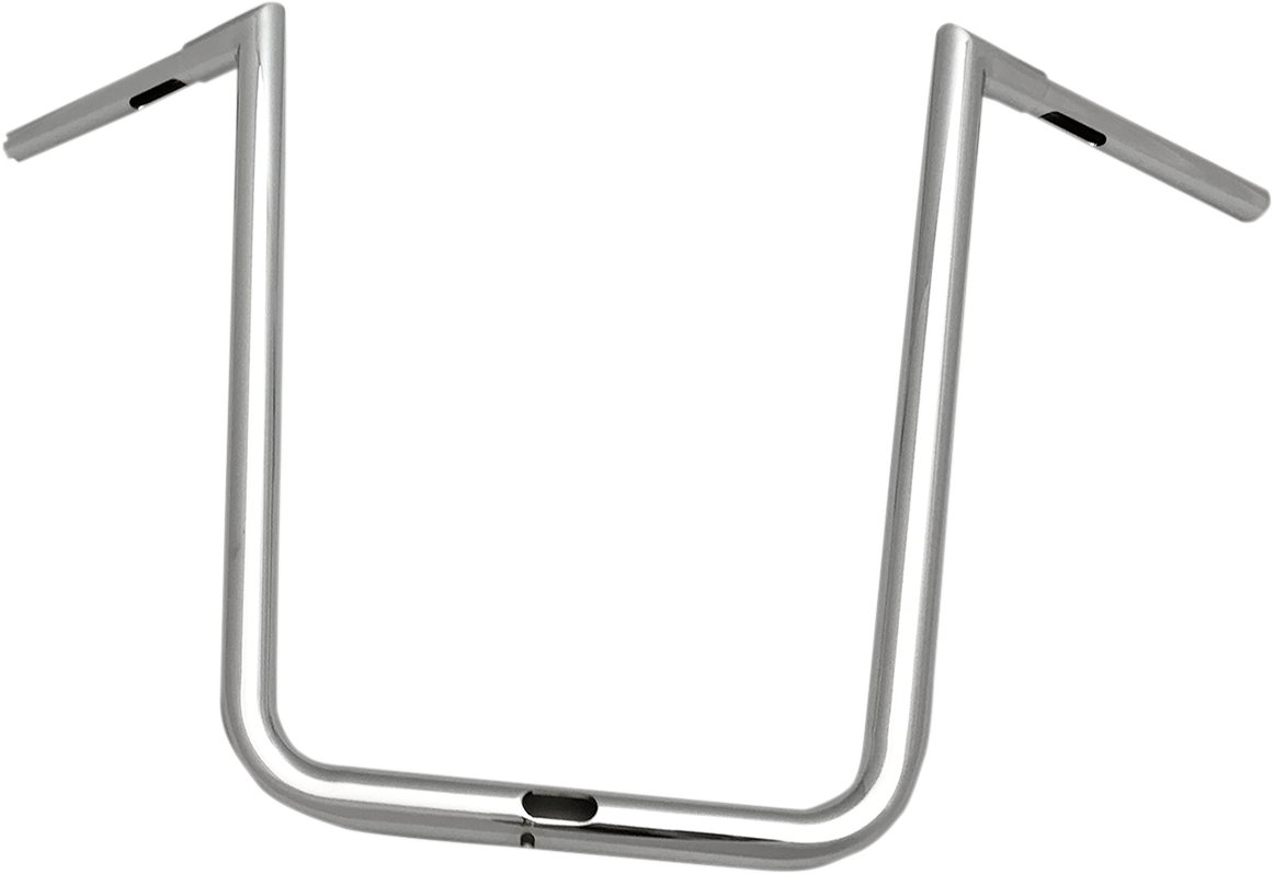 LA CHOPPERS 1-1/4" Hefty Twin Peaks Handlebar - 19" - Chrome LA-7312-69 — image 1