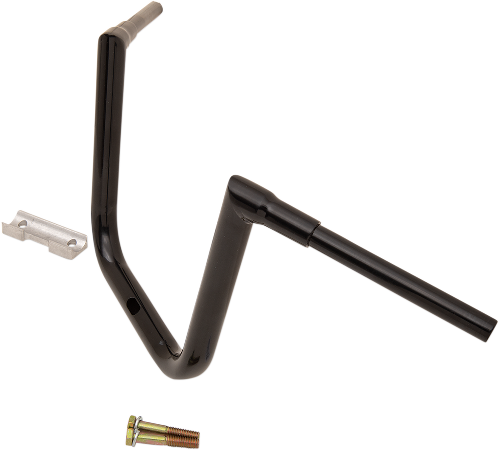 LA CHOPPERS 1-1/2" Grande Twin Peaks Touring Handlebar - 13" - Black LA-7313-63B — image 2