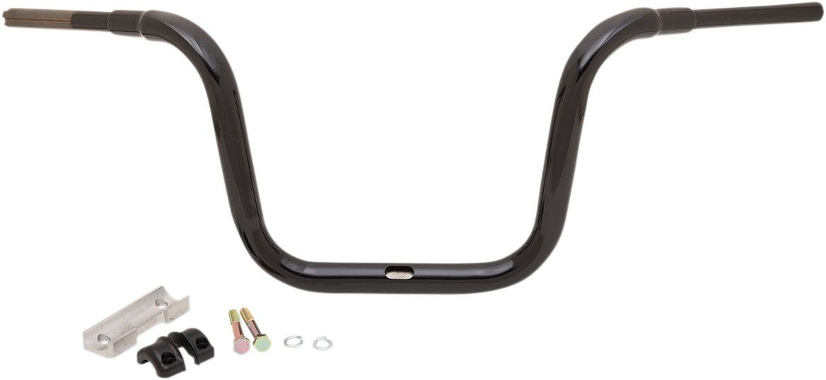 LA CHOPPERS 1-1/2" Grande Traditional Ape Hanger Handlebar - 12" - Black LA-7314-12B — image 1