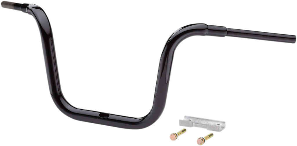 LA CHOPPERS 1-1/2" Grande Traditional Ape Hanger Handlebar - 12" - Black LA-7314-12B — image 3