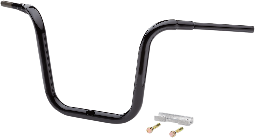 LA CHOPPERS 1-1/2" Grande Traditional Ape Hanger Handlebar - 14" - Black LA-7314-14B — image 2