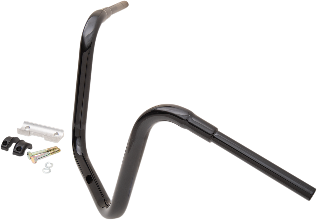 LA CHOPPERS 1-1/2" Grande Traditional Ape Hanger Handlebar - 14" - Black LA-7314-14B — image 4