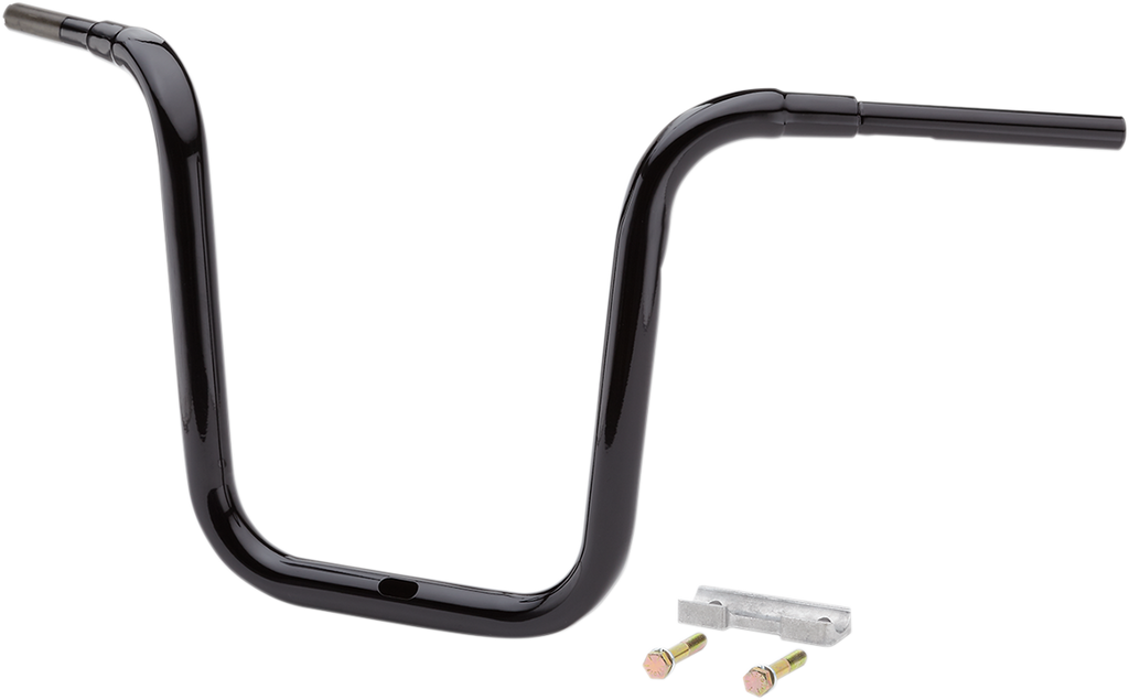 LA CHOPPERS 1-1/2" Grande Traditional Ape Hanger Handlebar - 16" - Black LA-7314-16B — image 1