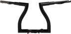 LA CHOPPERS Pre-Wired Thresher Handlebar - 12" - Black LA-7317-12BW — image 1