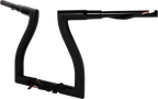 LA CHOPPERS Pre-Wired Thresher Handlebar - 12" - Black LA-7317-12BW — image 2
