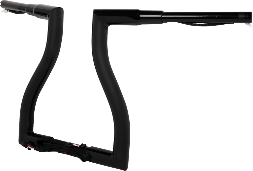 LA CHOPPERS Pre-Wired Thresher Handlebar - 14" - Black LA-7317-14BW — image 2
