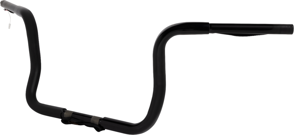 LA CHOPPERS Pre-Wired Ape Handlebar - 1-1/4" x 10" - Black LA-7321-10BW — image 2