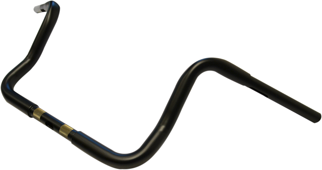 LA CHOPPERS 1-1/4" Touring Ape Hanger Handlebar - 10" - Flat Black LA-7321-10M — image 1