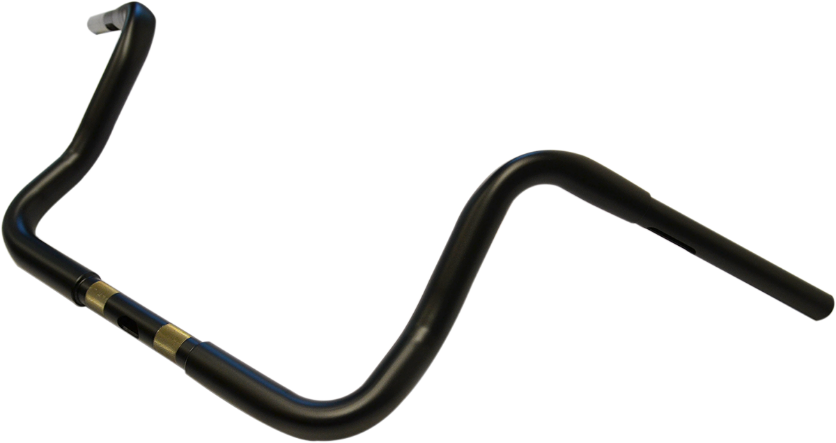 LA CHOPPERS 1-1/4" Touring Ape Hanger Handlebar - 10" - Flat Black LA-7321-10M — image 1