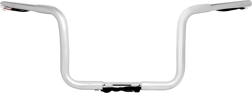 LA CHOPPERS Pre-Wired Ape Handlebar - 1-1/4" x 10" - Chrome LA-7321-10W — image 1
