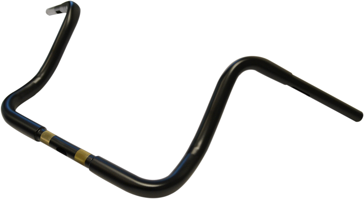 LA CHOPPERS 1-1/4" Touring Ape Hanger Handlebar - 12" - Flat Black LA-7321-12M — image 1