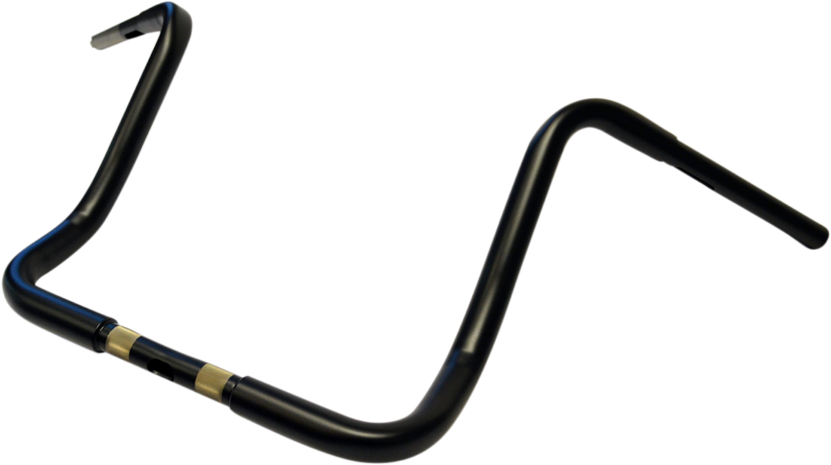 LA CHOPPERS 1-1/4" Touring Ape Hanger Handlebar - 14" - Flat Black LA-7321-14M — image 1
