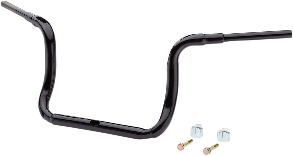 LA CHOPPERS 1-1/2" Grande Traditional Ape Hanger Handlebar - 12" - Black LA-7323-12B — image 2