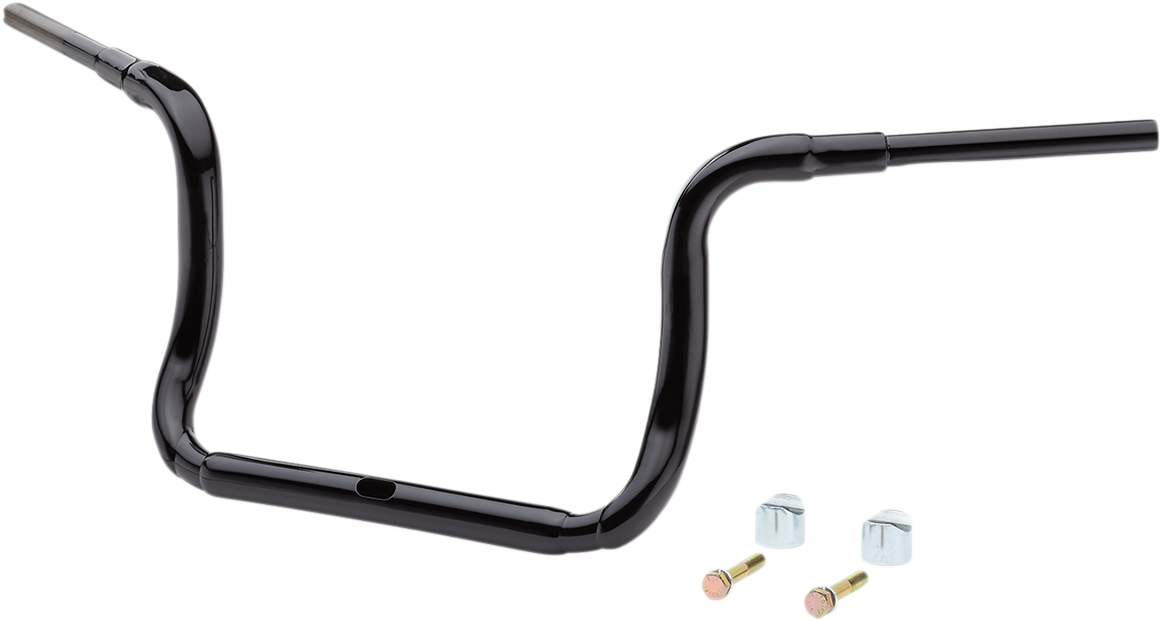 LA CHOPPERS 1-1/2" Grande Traditional Ape Hanger Handlebar - 12" - Black LA-7323-12B — image 2